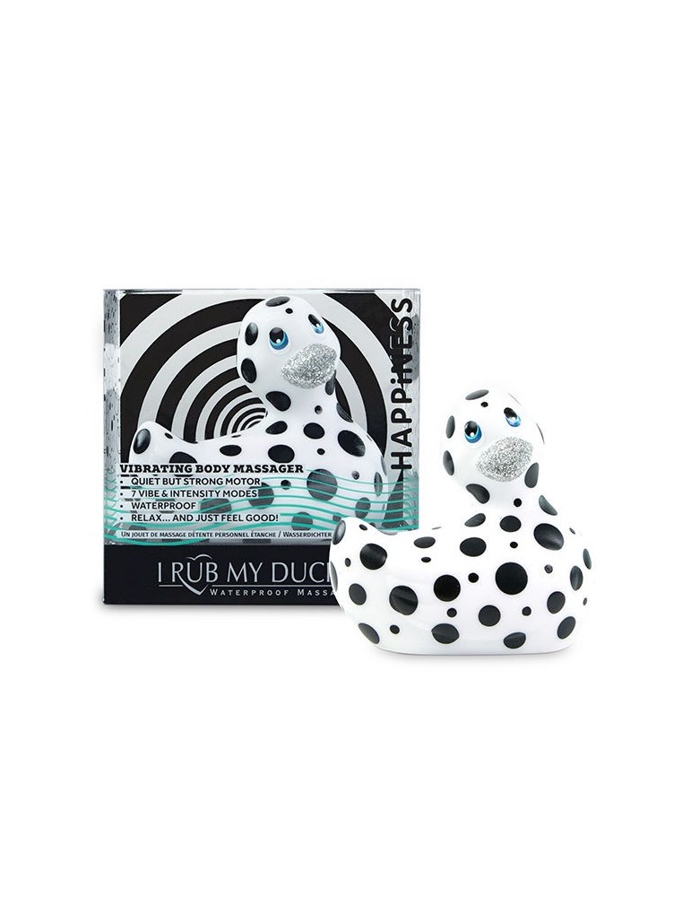 je frotte mon duckie 2.0 | canard vibrant (blanc et noir)